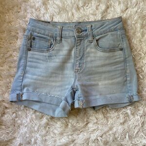 American Eagle denim shorts.